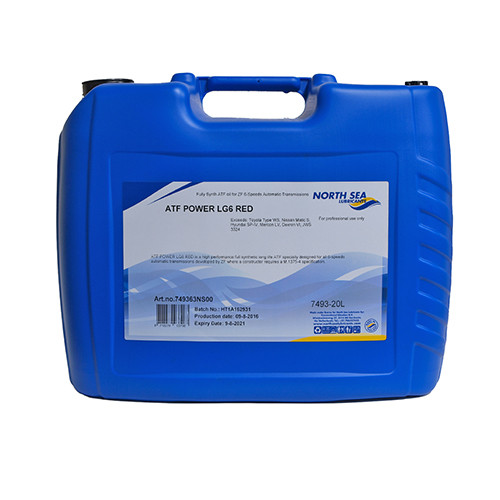 NORTHSEA ATF POWER LG6 RED 20L 6단 적색